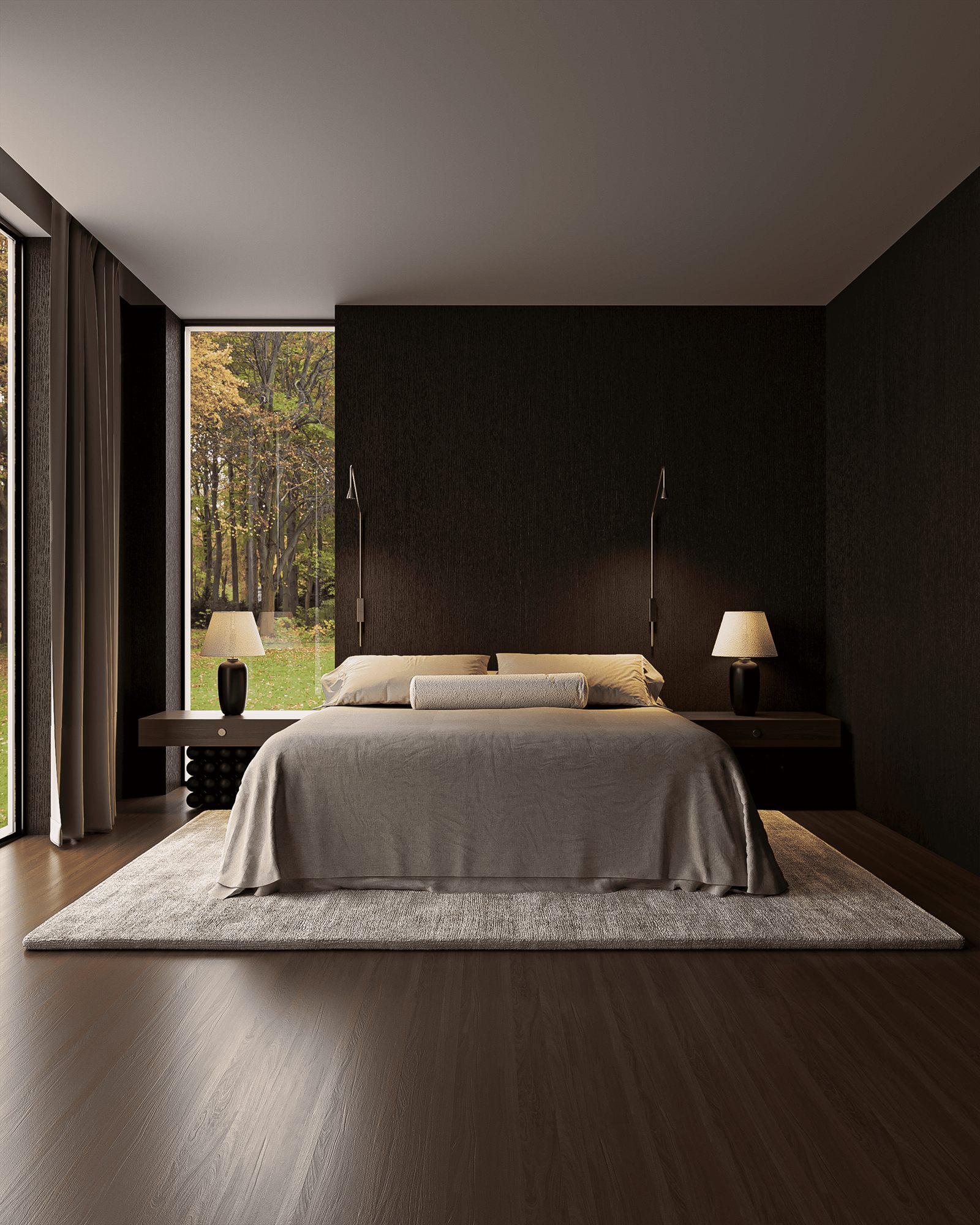 Imagem de visualização 3D com acabamento fotorrealista